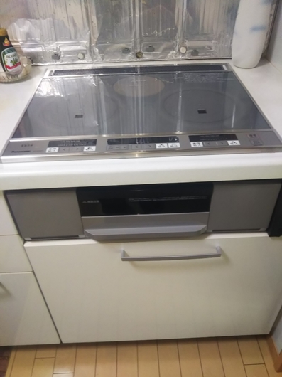 ガスコンロからIHクッキングヒーターに交換！