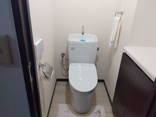 トイレ全体リフォームで気分一新！