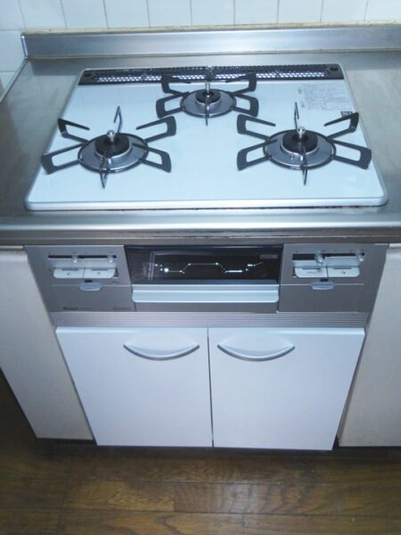 ビルトインコンロ交換・オーブン撤去から収納スペースに